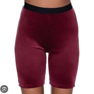 Killstar Moon Cycle Bicycle Bike Shorts Burgundy XXL